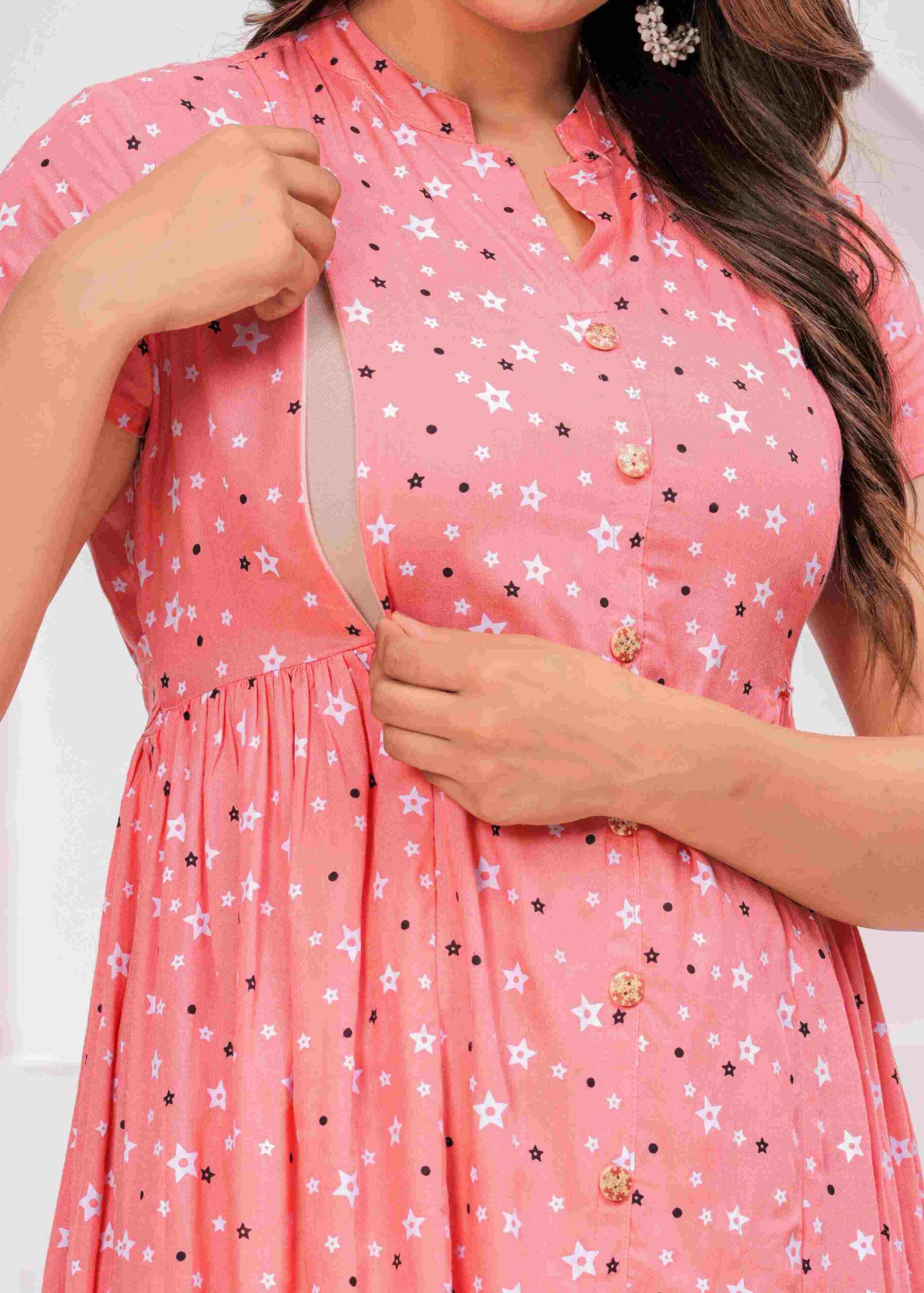 women's pink polka dot maternity dress women's pink polka dot maternity dress