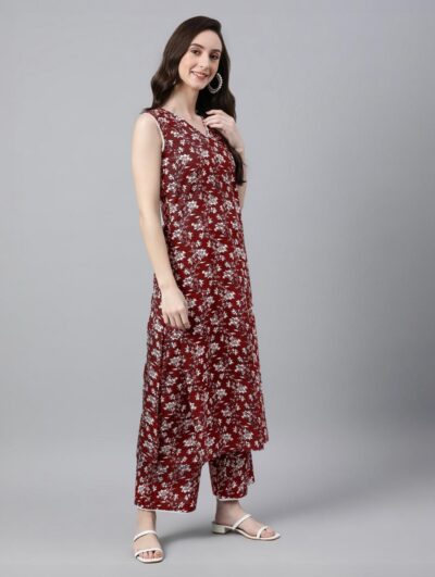 Stylish Printed Cotton Kurta Pant Set for Women